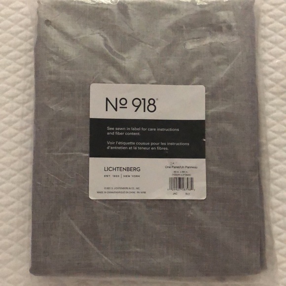 NIP Joshua Heathered Textured Tab Top Semi Sheer Curtain Panel Silver- No 918 - Picture 11 of 11